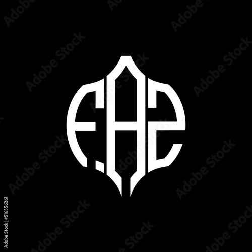 FAZ letter logo. FAZ best black background vector image. FAZ Monogram logo design for entrepreneur and business.
