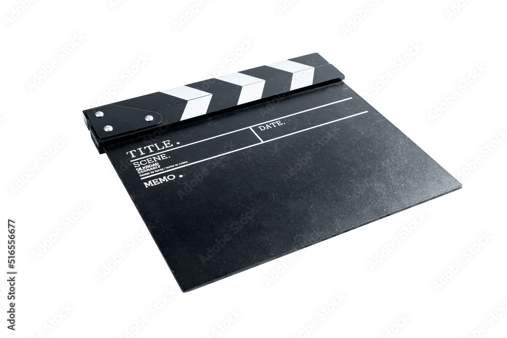 Naklejka premium Black clapper board