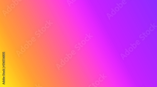Abstract blurred gradient background. Magenta, pink, orange, yellow, purple, violet, red, vivid, sunrise color. Vector illustration graphic design, bright mesh texture for banner or poster. EPS 10 