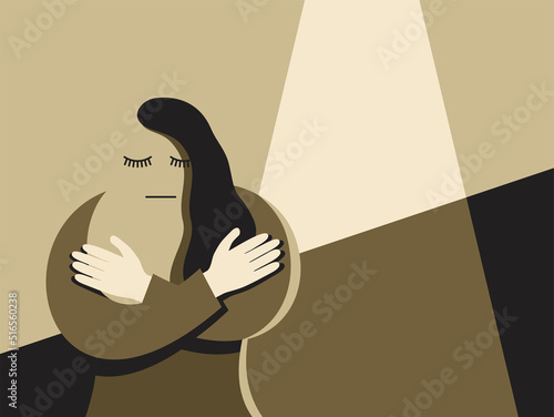 Introvert or anxious person