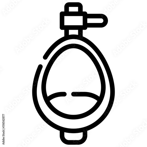 URINAL line icon,linear,outline,graphic,illustration