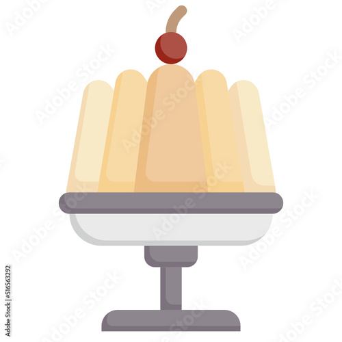 JELLY flat icon,linear,outline,graphic,illustration