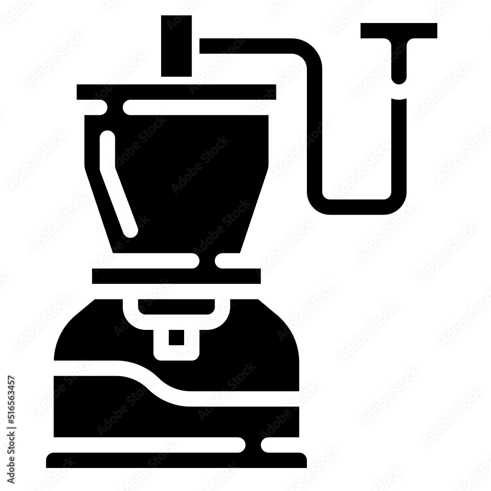 COFFEE GRINDER glyph icon,linear,outline,graphic,illustration COFFEE GRINDER glyph icon,linear,outline,graphic,illustration