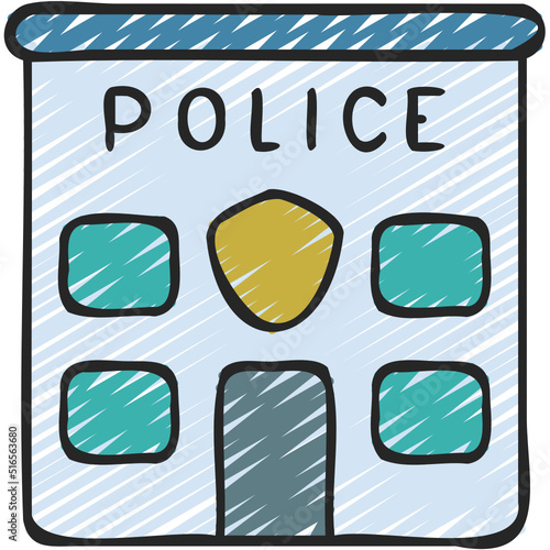 Police Station Icon