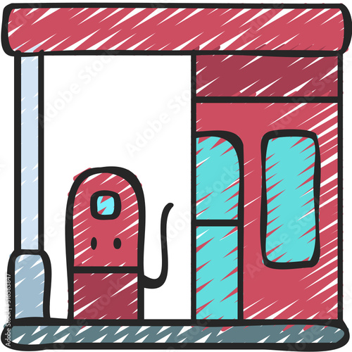 Gas Station Icon