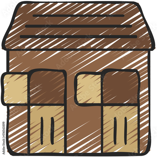 Horse Stable Icon