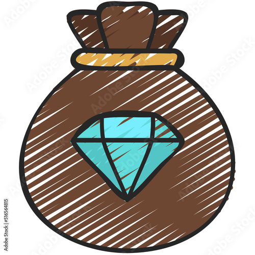 Diamond Bag Icon