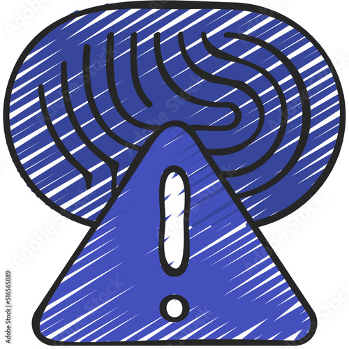 Thumb Print Error Icon