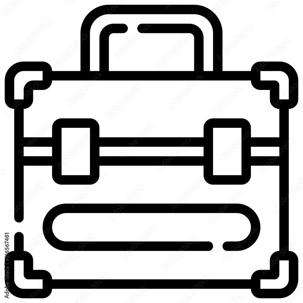 COSMETICS BAG line icon,linear,outline,graphic,illustration COSMETICS BAG line icon,linear,outline,graphic,illustration