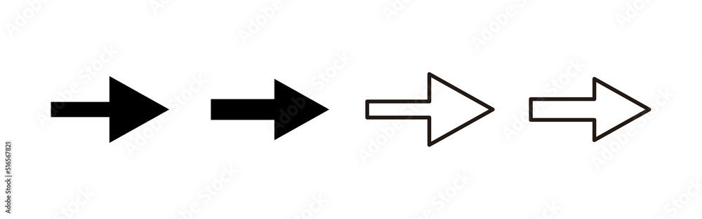 Arrow icon vector. Arrow sign and symbol for web design. Arrow icon vector. Arrow sign and symbol for web design.