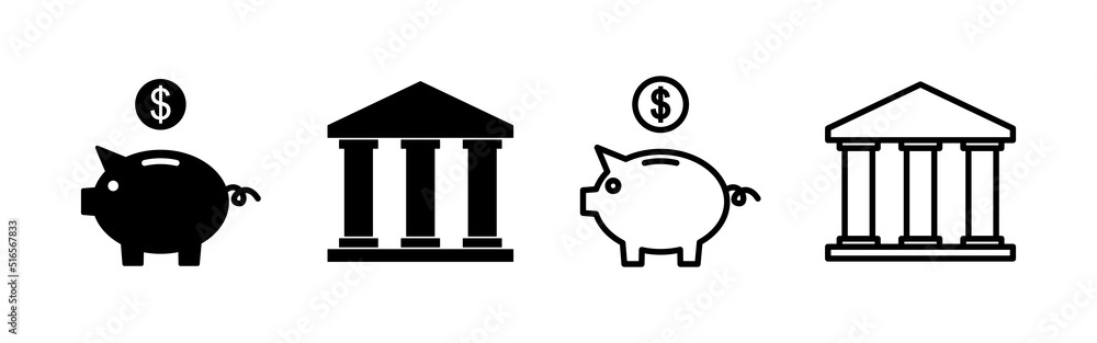 Bank icon vector. Bank sign and symbol, museum, university Bank icon vector. Bank sign and symbol, museum, university