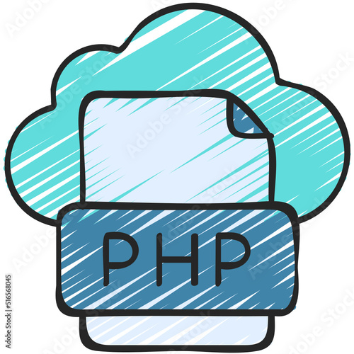 Cloud PHP File Icon