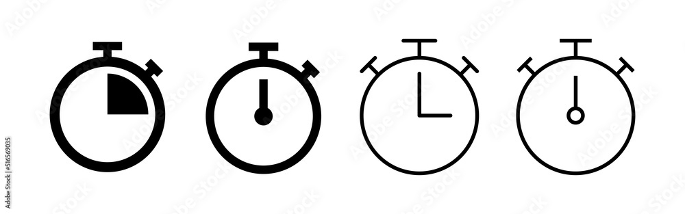 Stopwatch icon vector. Timer sign and symbol. Countdown icon. Period of time Stopwatch icon vector. Timer sign and symbol. Countdown icon. Period of time