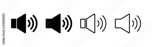 Speaker icon vector. volume sign and symbol. loudspeaker icon. sound symbol