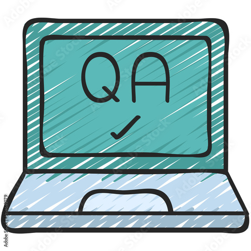 QA Laptop Icon