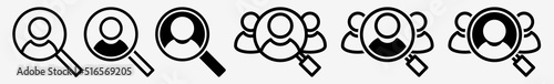 Recruitment Icon Employment Recruitment Set | Recruitments Icon Agency Recruiting Vector Illustration Logo | Recruitment Icon Recruit Isolated Recruitment Collection