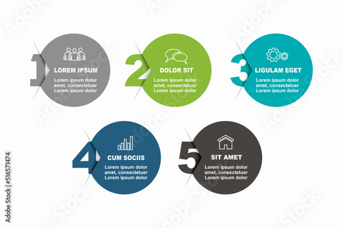 Infographic design template with place for your data. Vector illustration.