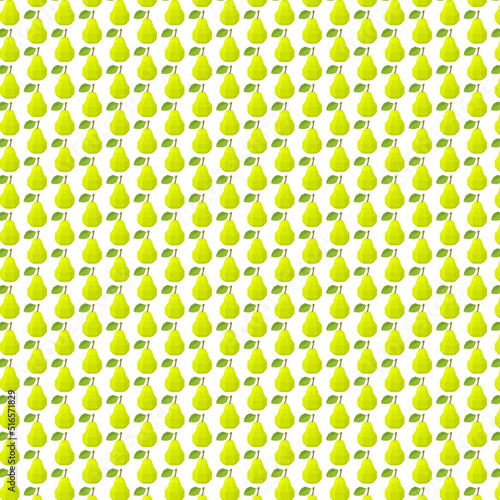 Pear seamless pattern