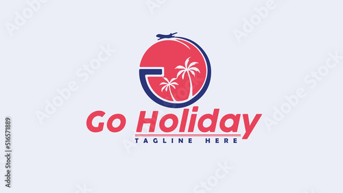 global travel and tour vector, logo. Holiday  