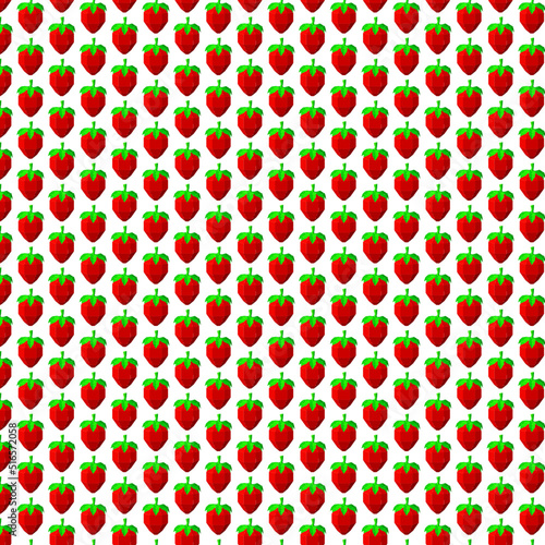 Strawberry seamless pattern