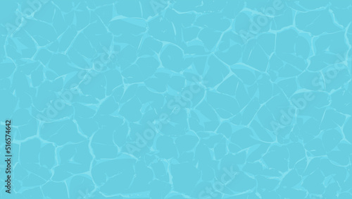 Swimming pool water surface with ripples and caustics.