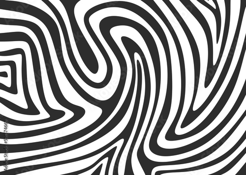 Abstract background with hypnotic wavy lines pattern