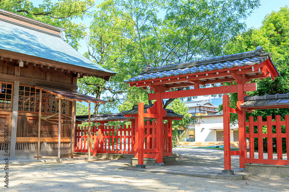夏の宇美八幡宮 福岡県宇美町 Umi Hachimangu in summer. Fukuoka-ken Umi town. 夏の宇美八幡宮 福岡県宇美町 Umi Hachimangu in summer. Fukuoka-ken Umi town.