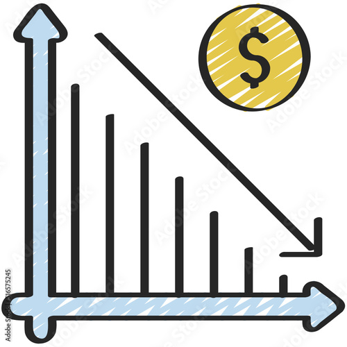 Financial Loss Icon
