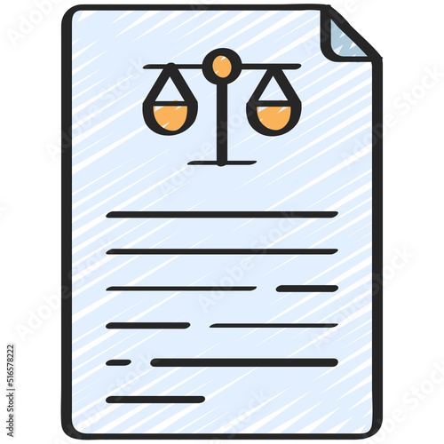 Law Document Icon