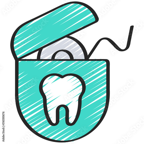 Dental Floss Icon