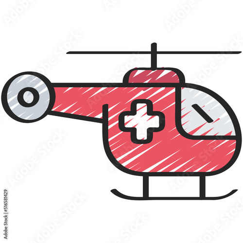 Medical Helicopter Icon