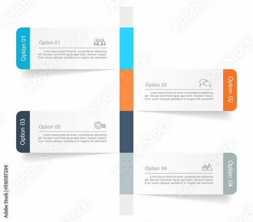 Infographic design template with place for your data. Vector illustration.