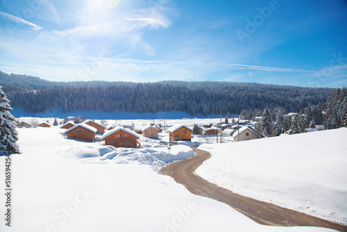 Chalets de lamoura, jura, 39 , franche comté