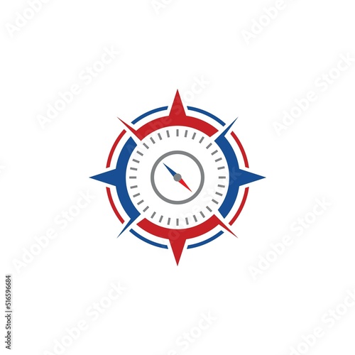 Compass logo template vector icon