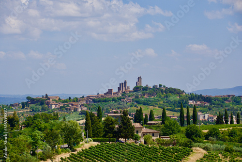 Landschaftsfoto mit Blick auf San Gimignano