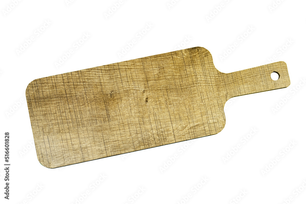 handmade wooden cutting board on white background handmade wooden cutting board on white background