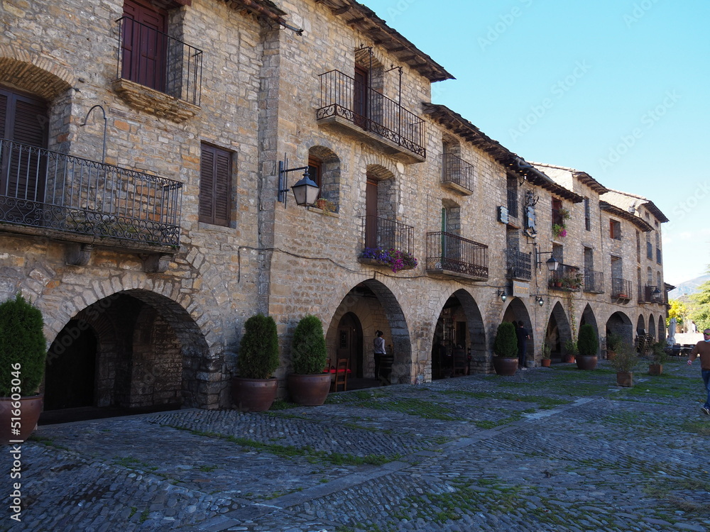 Ainsa, pueblo de la provincia de Huesca. España.