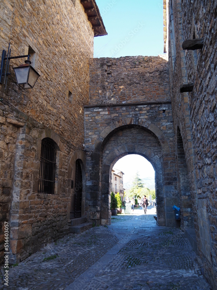 Ainsa, pueblo de la provincia de Huesca. España.