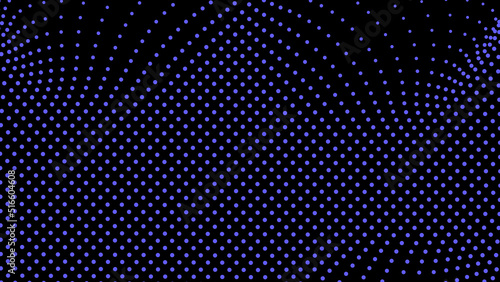 Dome-shaped protrusion part seine by stretching mesh for the illusion three-dimensional deformation of the surface. Screen media video trippy. Mesh LCD display. Scale size different hole space.