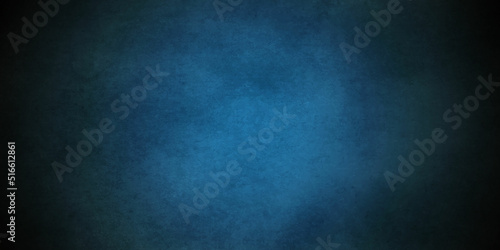 Blue background with grunge texture, watercolor painted mottled blue background, colorful bright ink and watercolor textures on white paper background. © MdLothfor