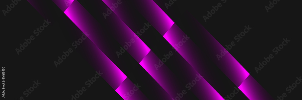 Fototapeta premium Modern black and purple background vector design