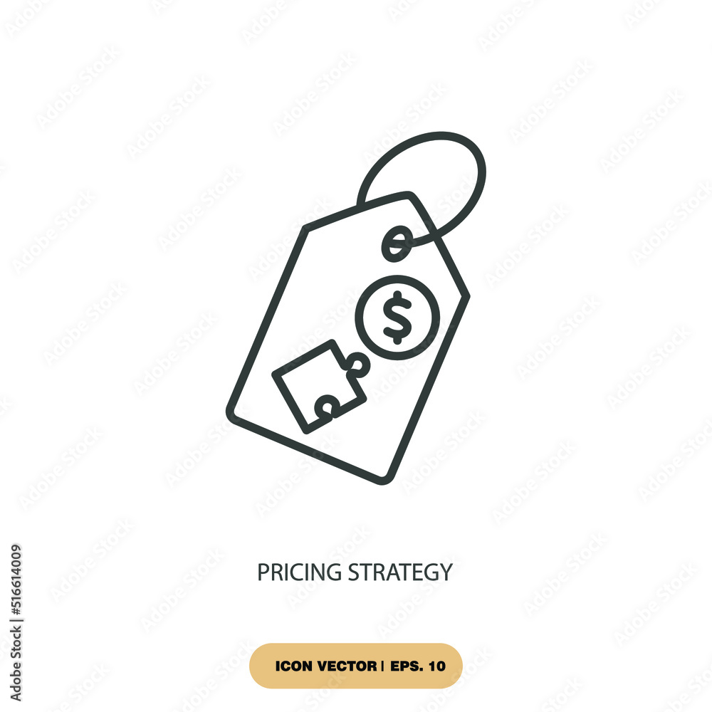 pricing strategy icons symbol vector elements for infographic web pricing strategy icons symbol vector elements for infographic web