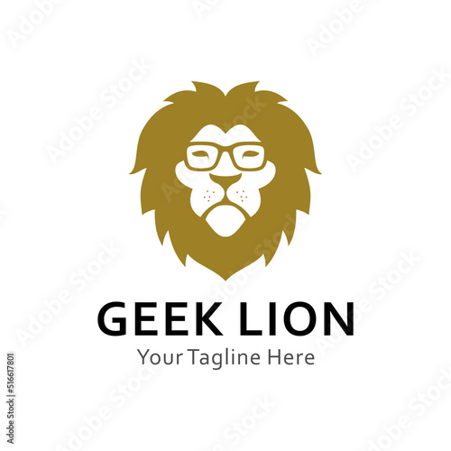 lion geek logo