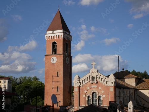 Rivisondoli - Abruzzo - Church of San Nicola di Bari, symbol of the characteristic mountain village photo