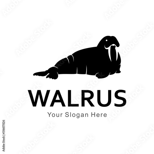 walrus silhouette logo