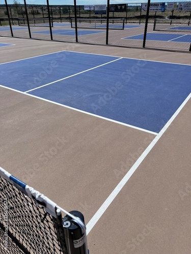 Pickle ball courts showing the fastest growing sport in USA
