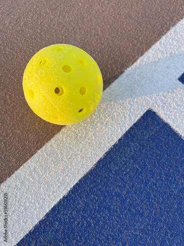 Obraz na plátně Pickle ball courts showing the fastest growing sport in USA