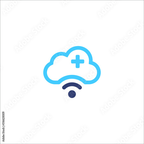 medical and cloud logo