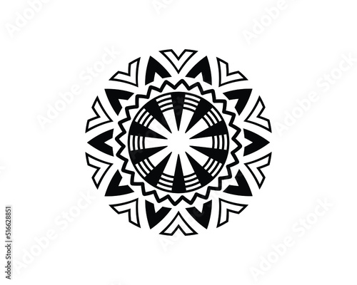 Mandala in ethnic style vector