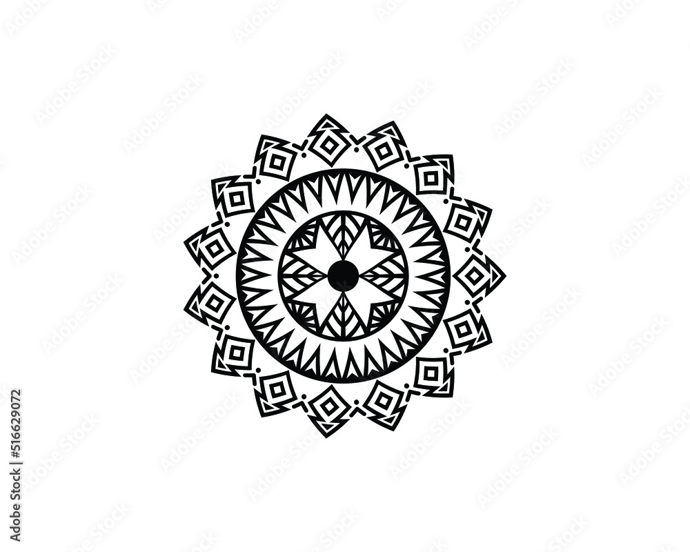 Fototapeta premium Mandala in ethnic style vector